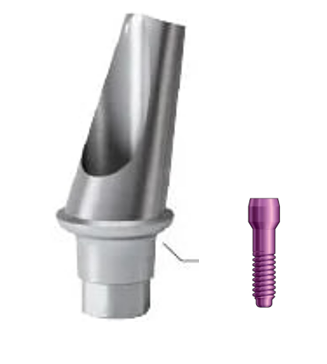 Angled Abutment .H.3(EL Shape)+Screw