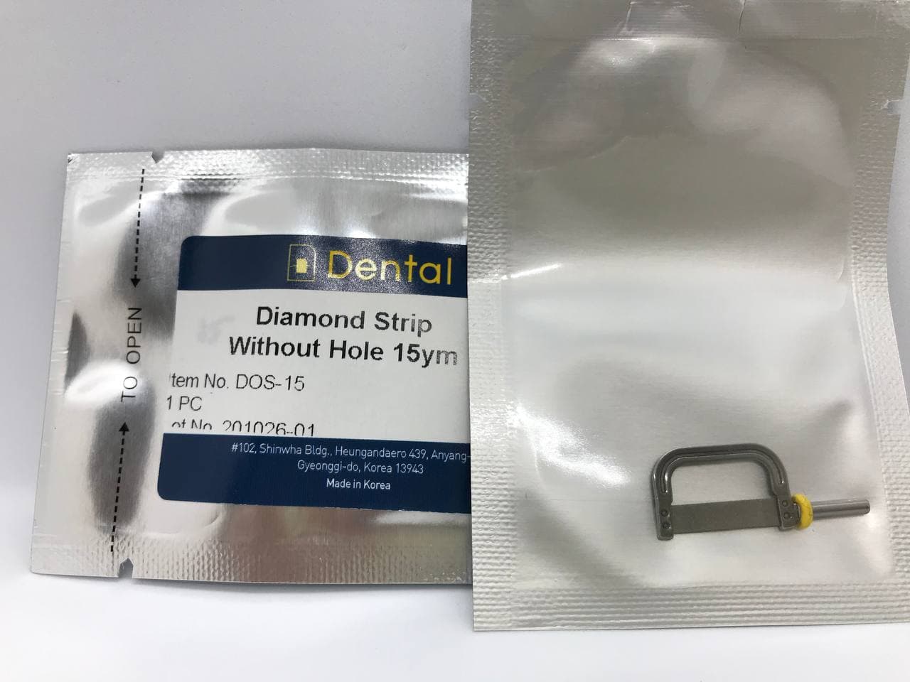 Diamond Strip without Hole 15ym