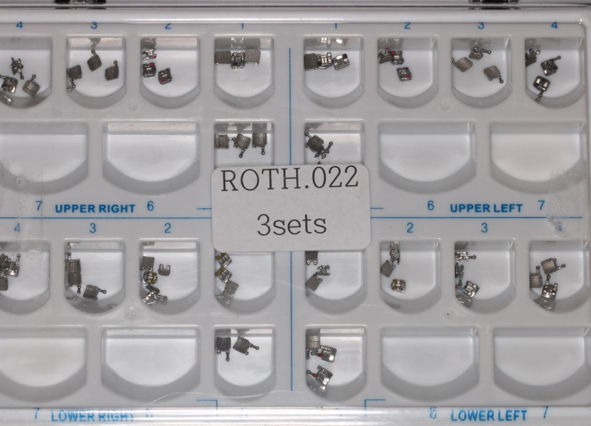 Metal Brackets Roth.022/3sets – AZ Dental Supply